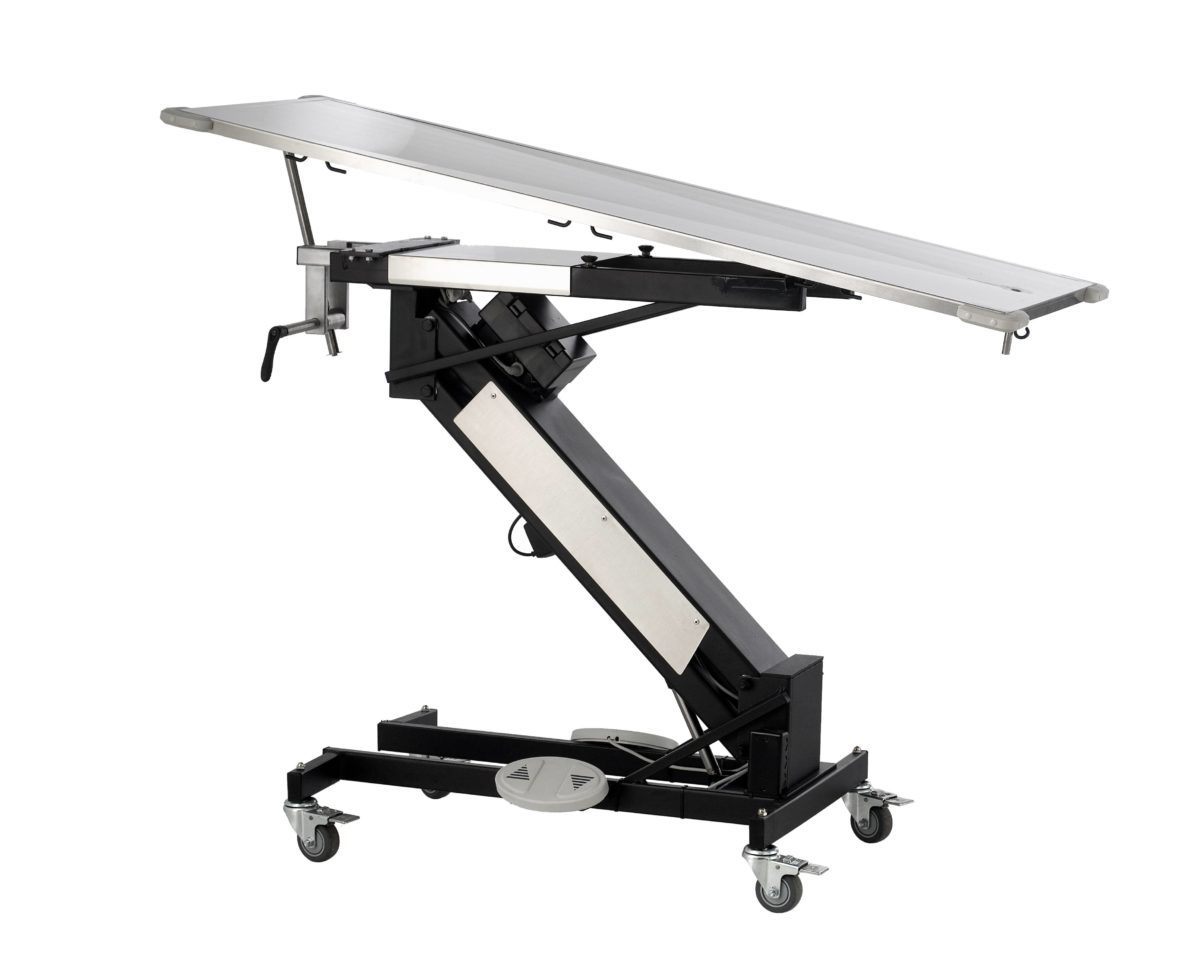 Multipurpose Veterinary Exam, Surgery & Mobile K9 Transport Table - Tilt and Drain Function